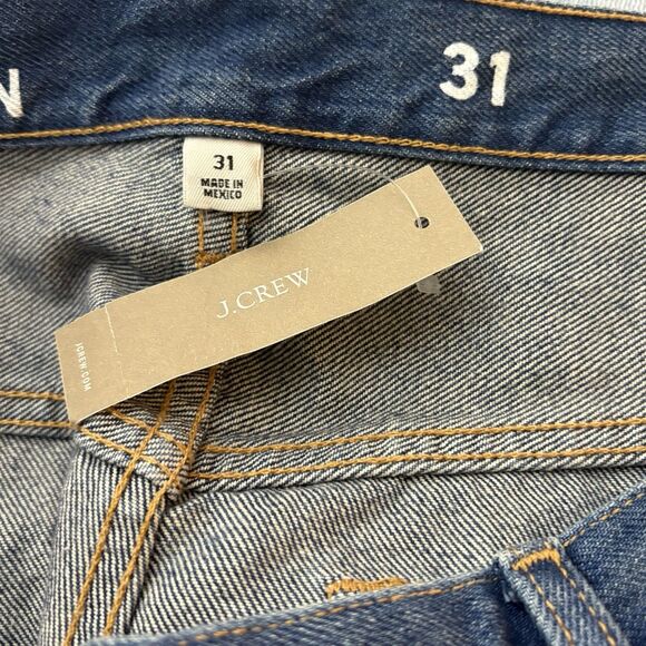 J. Crew Slouchy Boyfriend Jeans Womens Size 31 28” Length Denim New NWT - Picture 5 of 8